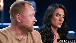 wifey ridley rides christian's cock with passion