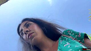 this babe does a public cumwalk in the cafe, eating pasta carbonara with sperm all over her face