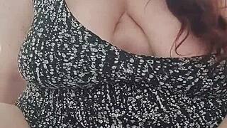 Big bbw girl natasha moneta pees while exposing her huge tits and fat ass in fetish video