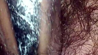 hey, look at this wet twat, so fat and natural tits 😏