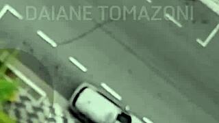 I went down for food delivery and my neighbor invited me to hang out