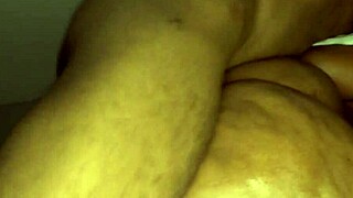 Sleeping ebony woman with big ass.