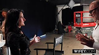 wifey ridley rides christian's cock with passion