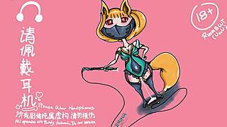 alina's sex audio fifth act extra ghost father in study room with toys and squirting 😈