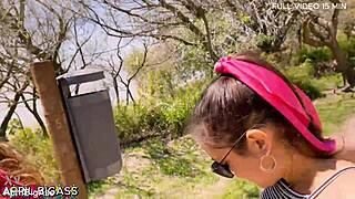 Threesome Two Sluts Thirsty For Yellow Piss Drink More Than 3 Liters In Public Argentinian National Park