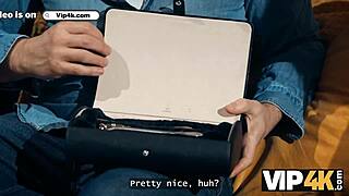 Sexy Brunette Sucks Old Cock Thinking It's a Whistle Signal!