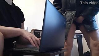 I Masturbate Riskily Near My Colleague In The Office!