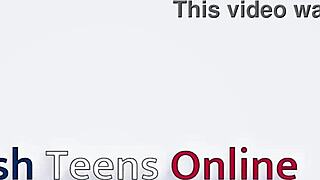 Hot British Teen Fucks Hard!
