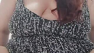 Big bbw girl natasha moneta pees while exposing her huge tits and fat ass in fetish video