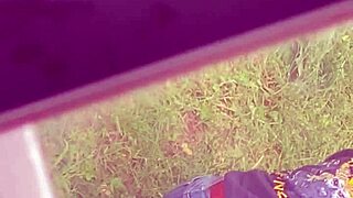 Hot stepmom bends over in candid view.