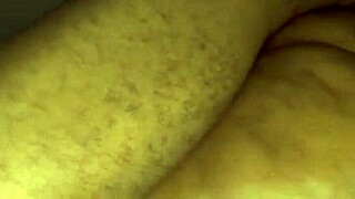 Sleeping ebony woman with big ass.