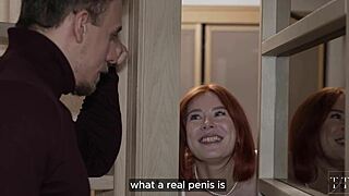 My Redheaded Stepsister Asked To Comfort Her Lonely Asian Friend And Joined In The Process