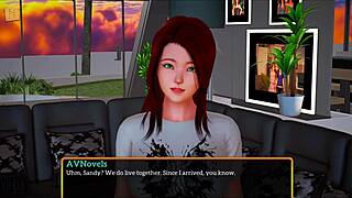 In the family game, a redhead teen with big tits discovers new pleasures.