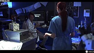 Mad scientist freeze-fucks young Matty Mila in lab 🥶