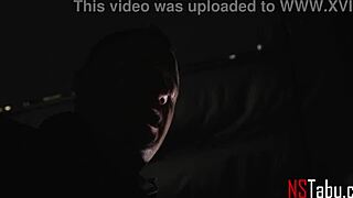 man this bound redhead milf gets bred rough on the bed with big tits