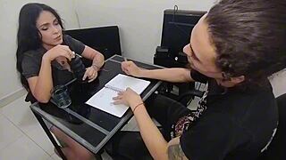 i fucked my sexy latina secretary with huge cock she luvs big dicks so much!!