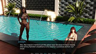 archon plays reluctant in the christmas special with big tits and pussy reveals