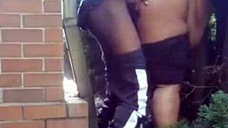 Thick Pastor's Wife Fucked Outdoors Near Church