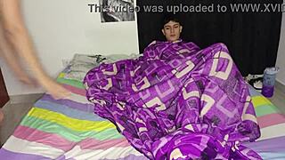 colombian teen jerks off to porn but stepmom joins the fun?? 🔥🍑