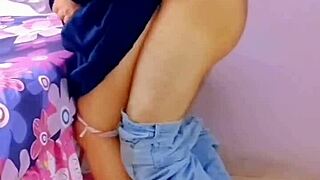 Skinny mexican schoolgirl cousin gets broomstick shoved up her tight ass publicly then fucked hardcore homemade voyeur creampie cumshot outdoor fetish