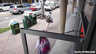 officer nicky rebel catches daisy fox shoplifting and takes her to the office