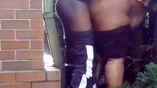 Thick Pastor's Wife Fucked Outdoors Near Church