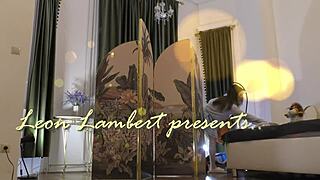 Brunette Babe's Sexy Lingerie Miniskirt Haul Teases Backstage