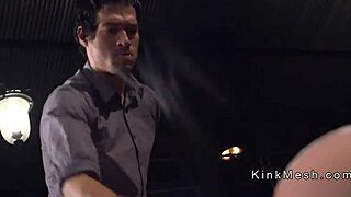 this blonde slave gets her ass whipped and fucked hard in tight bondage