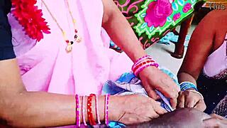 Desi Threesome Family Fucks With Telugu Dirty Talks!