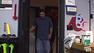 Milf bosses office but submits in bed