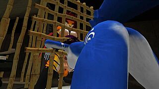 blue vixen gets used properly and lots in furry bdsm