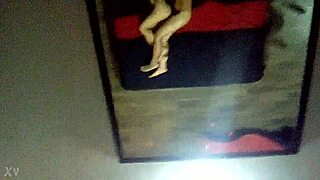 Con Una Morrita De 18 Frente Al Espejo En El Hotel