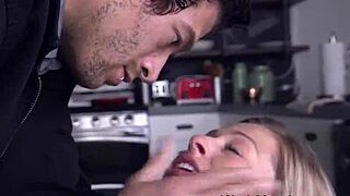 this blonde slave gets her ass whipped and fucked hard in tight bondage