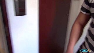sneaking into the bathroom with this tight asian she deepthroats and swallows cum pov