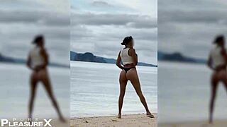 omg naughty beach bike ride explodes into wild doggystyle pounding!