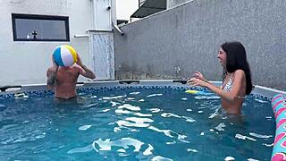 ever wonder why this slut begs for creampie after dp gangbang?