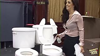 Milf bosses office but submits in bed