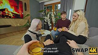 hey check out this kinky swap4k threesome where veronica leal and daruma rai share monster cocks with their husbands watching