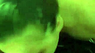 Kandy Kane chows down on thick meat.