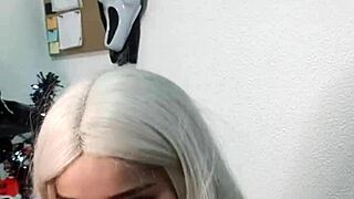 wellington loses control in intense blowjob and cums in witch's mouth