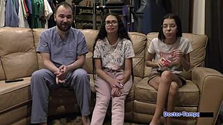 i underwent the tampa university entrance physical by dr tampa, featuring angel santana in a fetish setting.