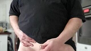 i can't stop... chris the old man rips clothes for dirty striptease talk