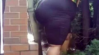 Thick Pastor's Wife Fucked Outdoors Near Church