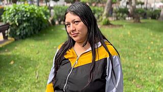 peruvian linda chata sneaks home for wild anal street fuck fest