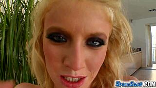 Two Babes Swap Sperm After Pussy And Ass Banging!