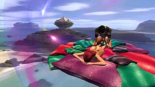 A couple indulges in their private fantasy creating a bubble of intimate pleasure