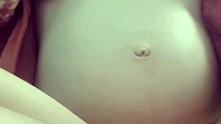 Pregnant Milf Intensely Masturbates Her Juicy Pussy Solo