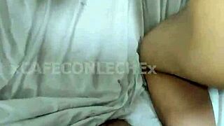 My boss teaches me to fuck her ass and I fill her pussy with cum