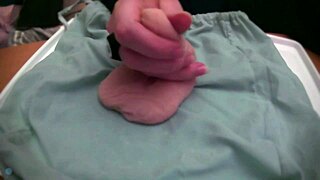 Playing With Soft Limp Fake Cock