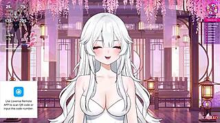 E-Girl Feels Ecstasy Squirting While Playing With Customizable Vtuber Model.